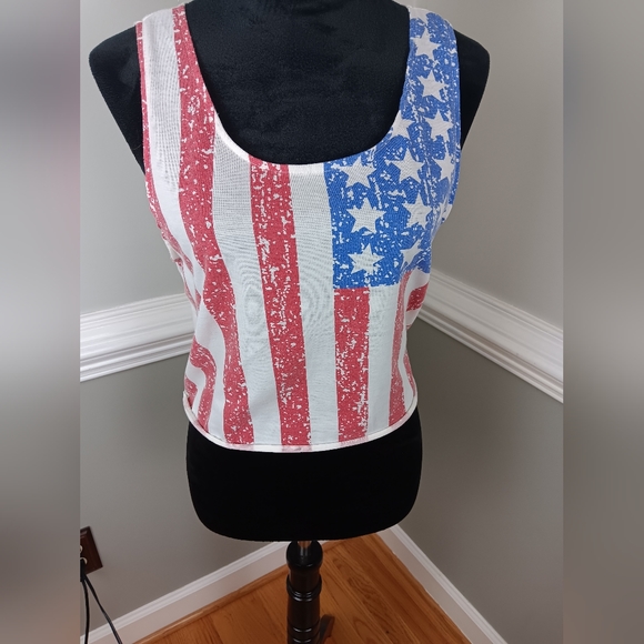 American Flag design tank top - Picture 1 of 5
